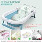 Colorlife Baby Bath Seat Support Net Infant Bathing Seat Support Mat, - Image 3
