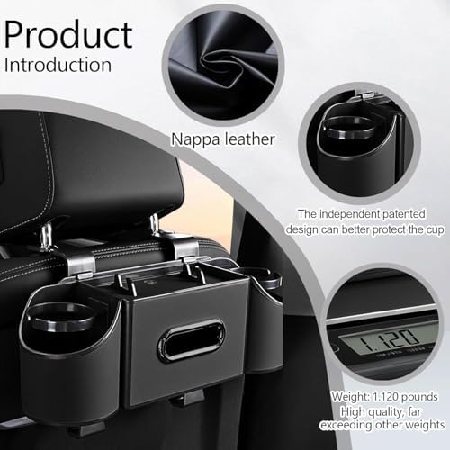 Back Seat Car Organizer, 4 in 1 Multifunctional Car Back Seat Storage Box - Image 4