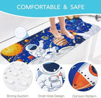SHUCHING Baby Bath Mat for Tub Non Slip-40x16 Inch, Space Astronaut - Image 5