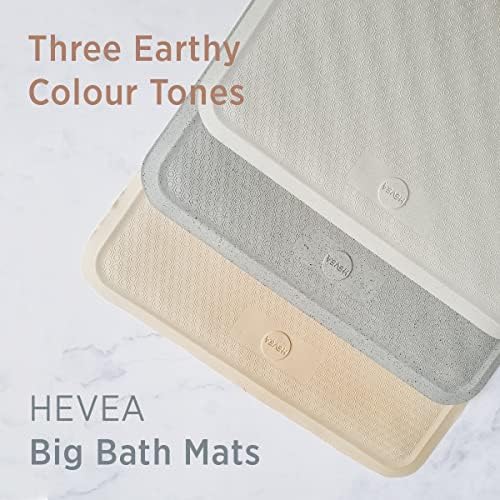 HEVEA Natural Rubber Wave Bath Mat – Square 21x21 in - Image 4
