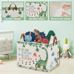 Dinosaur Nursery Decor Baby Gift Basket - Image 4