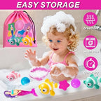 20-Piece Mermaid Baby Bath Toys - Image 5