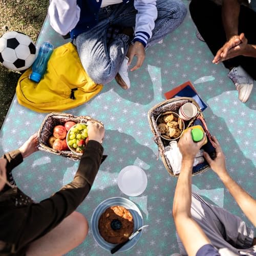 Splat Mat for Under High Chair Mat, 42x46 Inch, Mealtime Baby Splat Mat for - Image 5