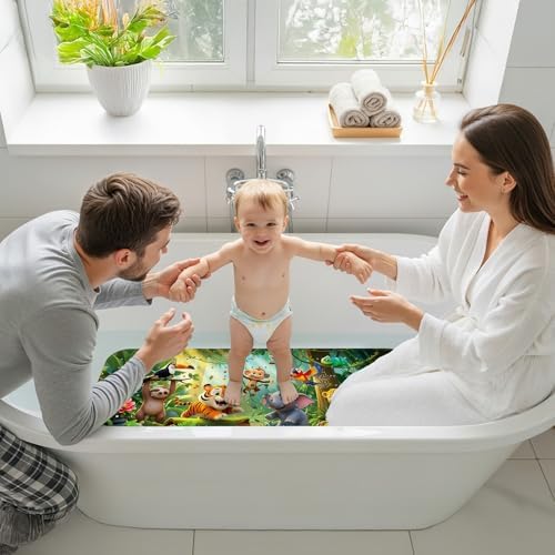 Bath Mat for Tub Non Slip Kids Bathtub Mat 40x16 Baby Bath Mat - Image 2