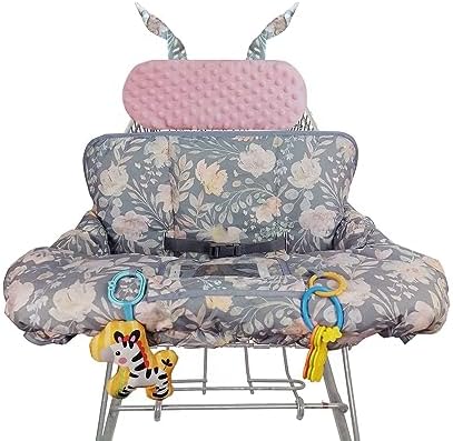 ICOPUCA Shopping Cart Cover for Baby, 2 in 1 cart Cover for Babies N high Chair by ICOPUCA