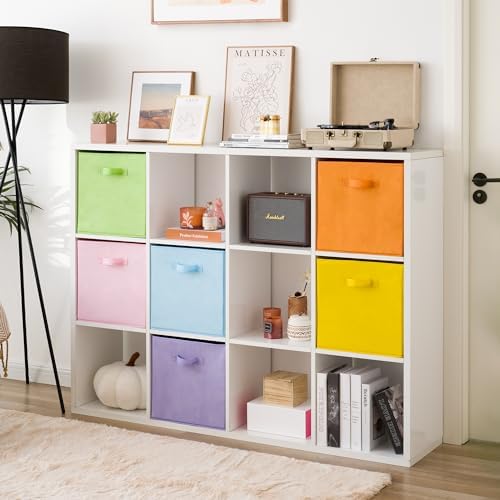 GRANNY SAYS 13 Inch Cube Storage Bins, Pastel Color - Image 2