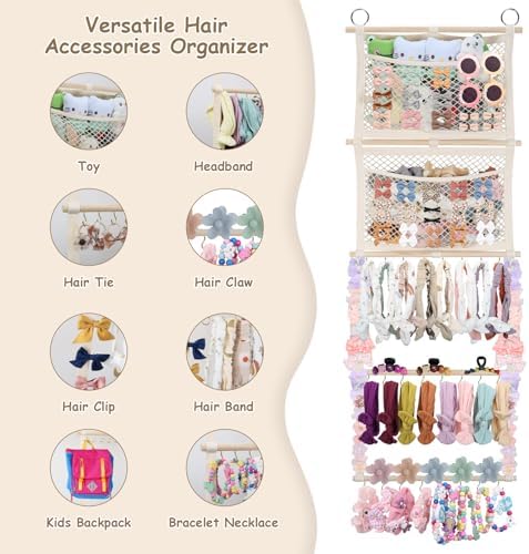 Headband Holder, 17x50 Inch Baby Bow Organizer - Image 3
