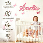Personalized Wooden Name Sign for Nursery - Image 3
