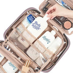 NISHEL Travel Toiletry Bag for women, Portable Hanging makeup Organizer - Image 5
