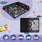 Airplane Tray Table Cover for Kids Organizer - Image 4