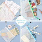 EOOUT 56pcs Mesh Zipper Pouch, Waterproof Zipper Bags, 8 Sizes Plastic Travel - Image 4