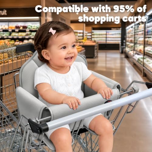 Padded Shopping Cart Cover for Baby - Image 2