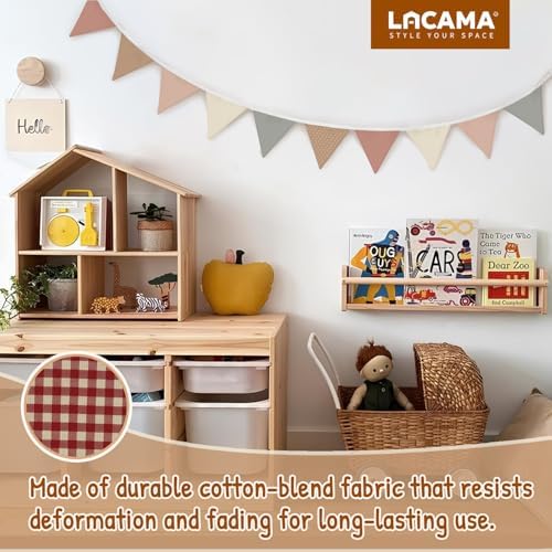 Lacama Nursery Decor Boho Pennant Banner Flags, Toddler Girl Room Decor - Image 5