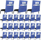 24 PCS Chair Pockets for Classrooms, 19.5"x16.5" Seat Sacks for Classroom by Unknown