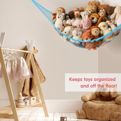 Stuffed Animal Storage Hammock Net Corner - Image 4