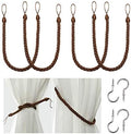 BEL AVENIR Curtain Rope Tiebacks, Drapery Rope Holdbacks by BELAVENIR