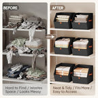 Homsorout Fabric Closet Storage Cubes - Image 3