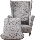 CRFATOP Wingback Chair Covers Wing Armchair Slipcovers by CRFATOP