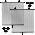 Blossound 2 Pack Car Window Sun Shades, Translucent Black, 22 x 24 Inch by Blosssound