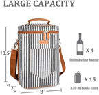 Tirrinia 4 Bottle Wine Tote Carrier - Image 5