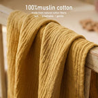 Muslin Receiving Blankets 5 Pack, Soft Swaddle Wraps - Image 2