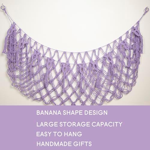Stuffed Animal Net or Hammock -Wall Mounted-Handmade Macrame Toy Hammock - Image 3