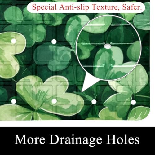 Shower Mat Bathtub Mat, 26.8x15.1 inch, Non-Slip Bath Mat - Image 2