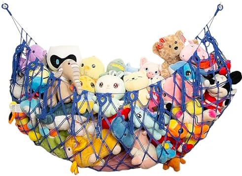 Amdermi Large Stuffed Animal Storage Net or Hammock by Amdermi