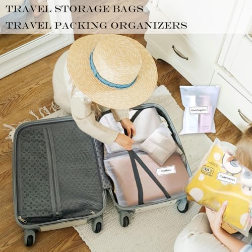 Belit 20 Pcs Travel Luggage Organizer Bags, 4 Sizes Packaging Bags - Image 2