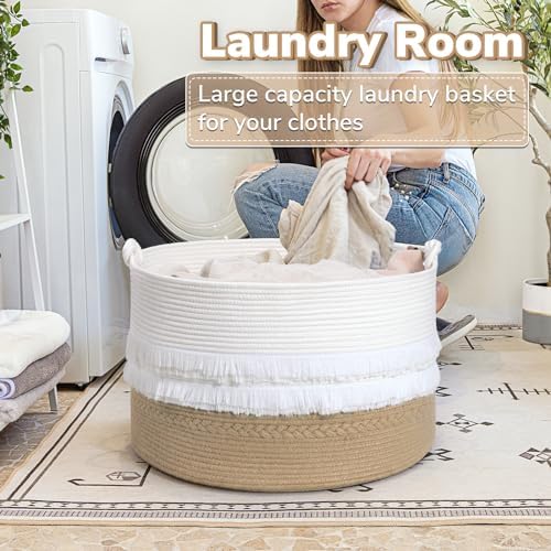 CherryNow Large Wicker Laundry Basket - Image 5