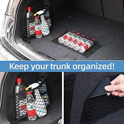 Universal Mesh Cargo Net for Car Trunk Storage, Elastic Small Automotive Cargo - Image 5