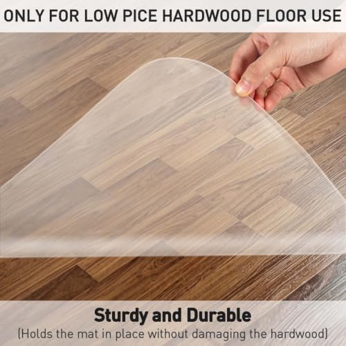 PHOUZIN Clear Chair mat for Hardwood Floor - Image 6