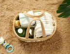Baby Diaper Caddy Organizer, Nursery Storage Bin Basket - Image 2