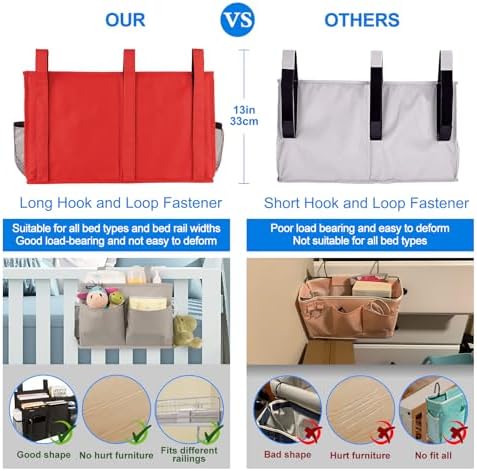 Surblue Caddy Hanging Organizer Bedside Storage Bag - Image 4