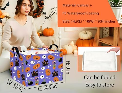 Large Halloween Themed Candy Gift Boo Basket - Image 2
