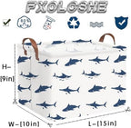 Rectangular Easter Shark Basket, Collapsible toy box - Image 7