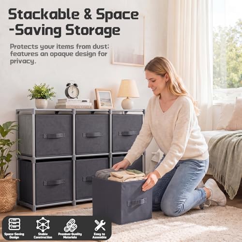Geetery Under Dorm Bed Cube Organizer Shelf - Image 5