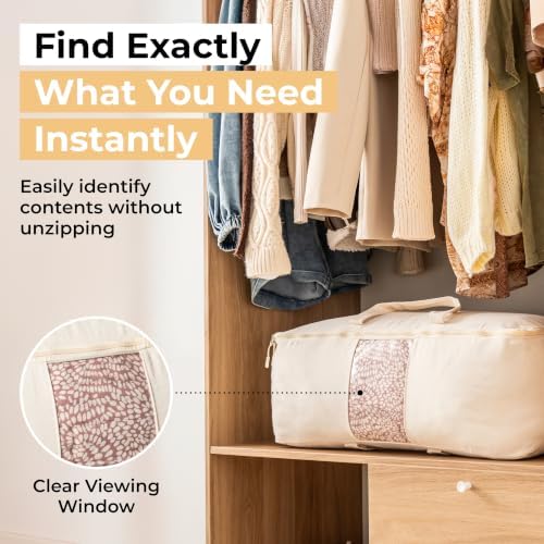 Soft Canvas Storage Bags with Zipper. Thick Breathable - Image 5
