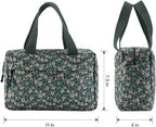 Large Makeup Bag for Women Corduroy Cosmetic bag Make up Bags Zipper Pouch - Image 3