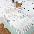 Hahafelt 3 Pcs Safari Animals Baby Crib Bedding Set - Image 6