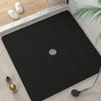 HITSLAM Square Shower Mat, 40 x 40 Inch Non Slip Bath Mat by HITSLAM