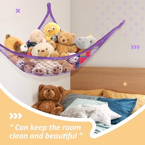 Lazebox Stuffed Animal Net Hammock - Image 2