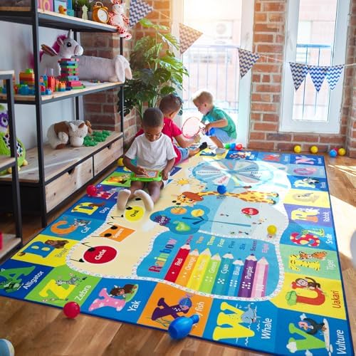 BENRON 7x10 Playroom Rug for Kids Washable, PlayMat - Image 3