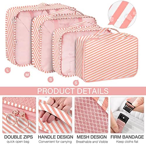 KPX 8 Set Packing Cubes for Travel, Luggage Packing Organizers Accessories - Image 3