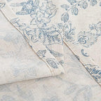 Vangao Floral Valances for Windows Forest Blue W50 X 16L 1 Panel - Image 5
