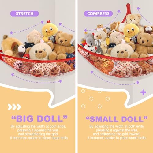 Lazebox Stuffed Animal Net Hammock - Image 6