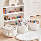 R RUNKA 3 Pack Storage Basket for Cabinet and Toy Organization - Image 3