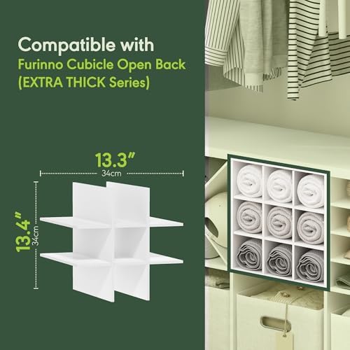 Furinno Cubicle Cube Insert, 9-Compartment Cube Organizer, Fits into Furinno - Image 4