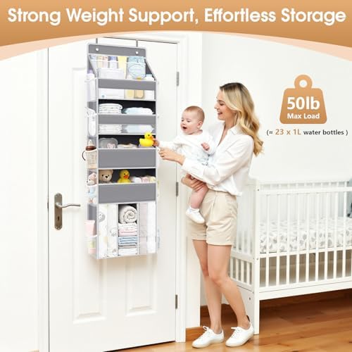 WISELIFE 5-Tier Over the Door Organizer - Image 3