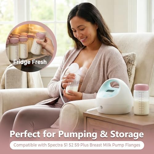 6PCS Breastmilk Storage Bottle, BPA Free Wide-Neck Spectra Bottles - Image 3
